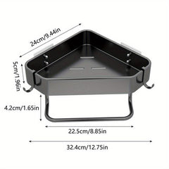 Corner Shower Caddy Wall Mounted Bathroom Storage Rack Organizer