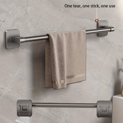 Single Rod Towel Bar Wall Mounted Towel Holder