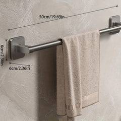 Single Rod Towel Bar Wall Mounted Towel Holder