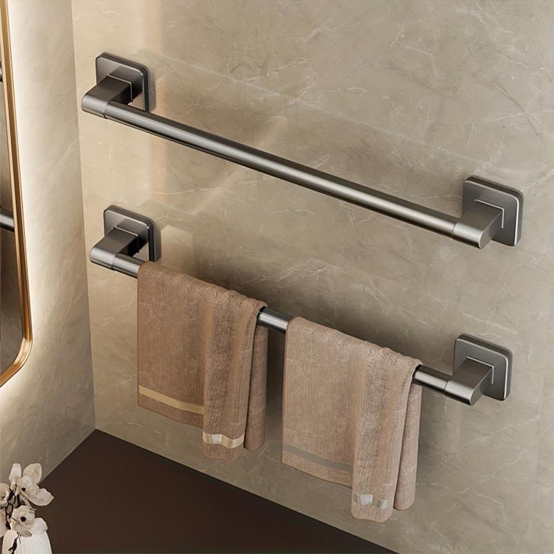 Single Rod Towel Bar Wall Mounted Towel Holder