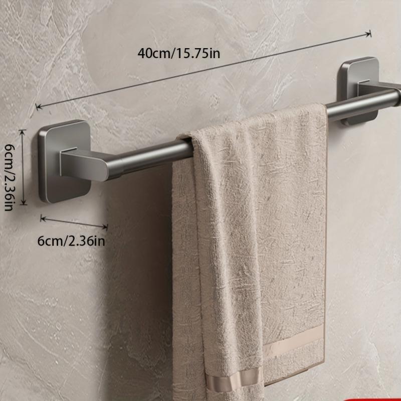 Single Rod Towel Bar Wall Mounted Towel Holder