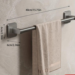 Single Rod Towel Bar Wall Mounted Towel Holder