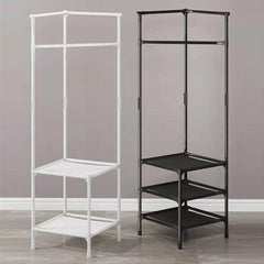 Coat Rack Floor Bedroom Corner Storage Shelf Clothes Hanging Shelf