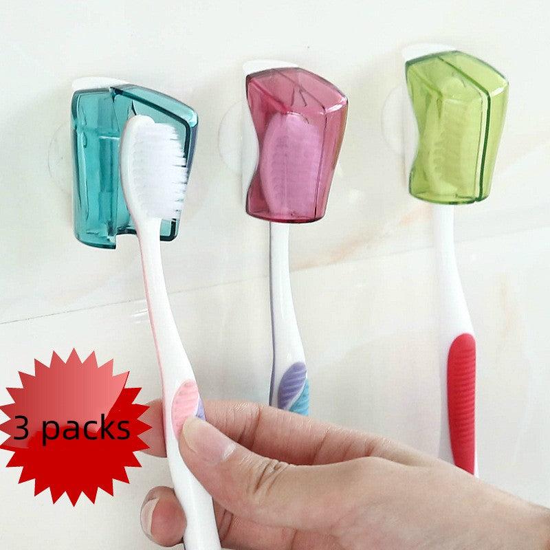 Stylish 3 Piece Toothbrush Holder Rack