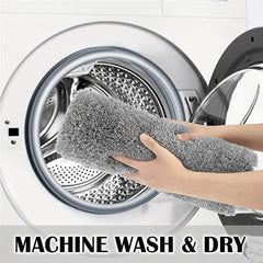 Non Slip Bathroom Rug Water Absorbent Shaggy Bath Mat Machine Washable Plush