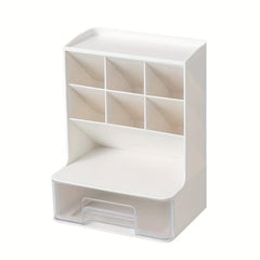 Makeup Organizer With Drawers Countertop Cosmetic Storage Box Pen Organizer