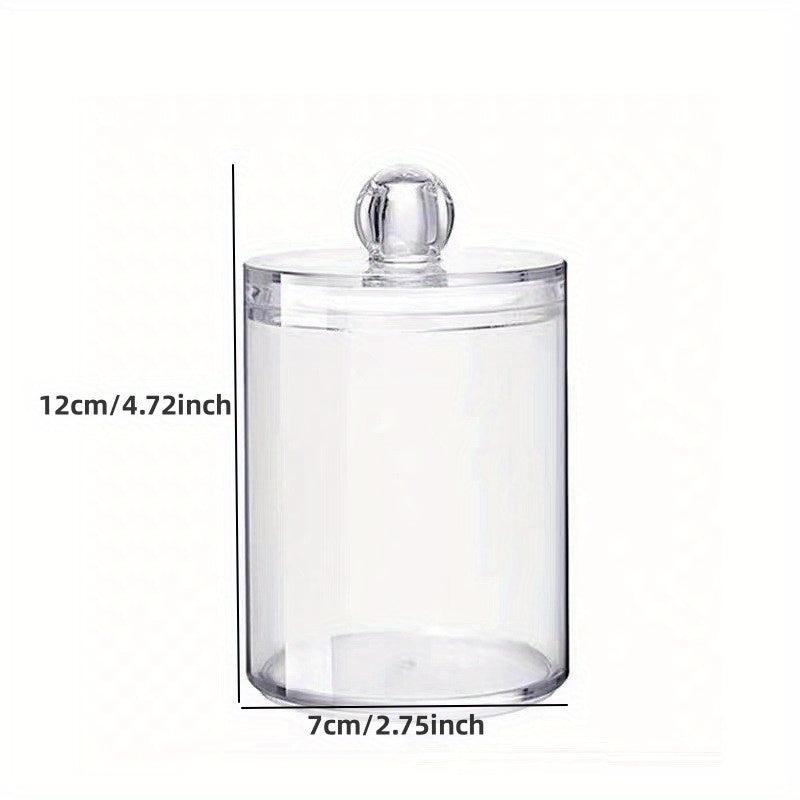 2-in-1 Double Circular Cotton Swab Box Makeup Remover Storage Box