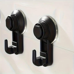 2pcs Suction Cup Hook Bathroom Robe & Towel Hook