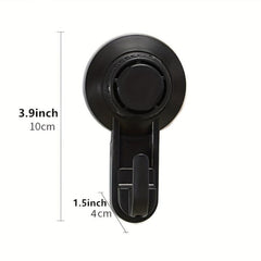 2pcs Suction Cup Hook Bathroom Robe & Towel Hook
