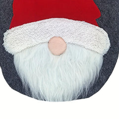 2pcs Santa Toilet Mat Set Christmas Bathroom Decor