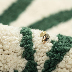 Leaf Pattern Bathroom Rug Non-slip Mat