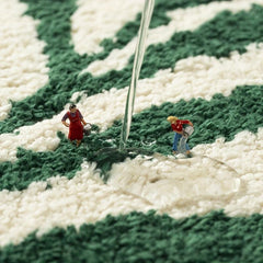 Leaf Pattern Bathroom Rug Non-slip Mat