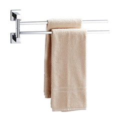Stainless Steel Rotating Towel Holder 2 4 Layer Swing Arms Towel Rail