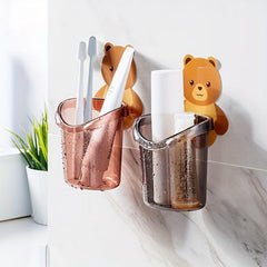 Bear Hug Storage Cup for Organizing Your Bathroom