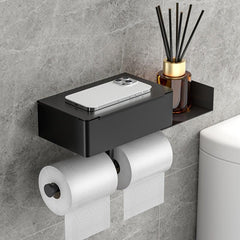Toilet Roll Holder Shelf Wipes Dispenser Storage Box