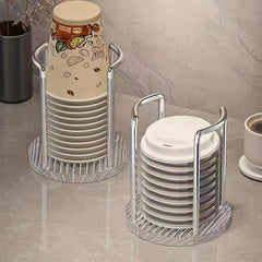 Disposable Paper Cup Holder Bathroom Organizer