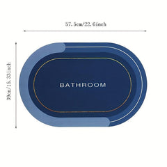 Soft Diatom Mud Bath Mat Non Slip Shower Toilet Floor Rug
