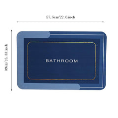 Soft Diatom Mud Bath Mat Non Slip Shower Toilet Floor Rug