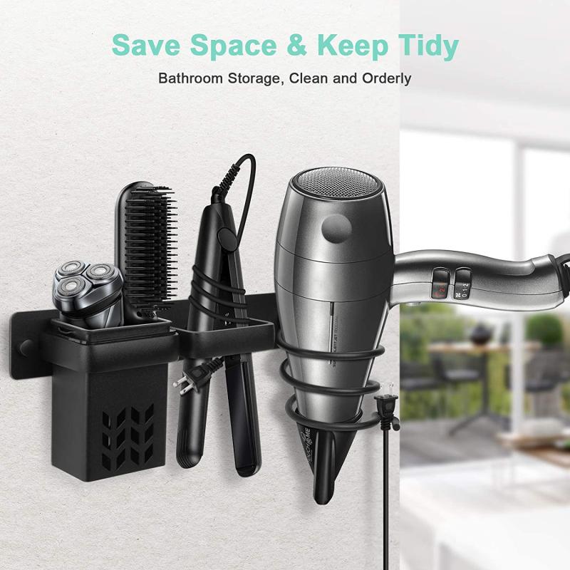 Hair Dryer Rack Bathroom Storage Organizer