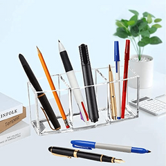 Clear Makeup Brush Holder Organizer Acrylic Cosmetics Brushes Storage