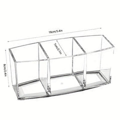 Clear Makeup Brush Holder Organizer Acrylic Cosmetics Brushes Storage