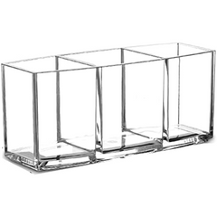 Clear Makeup Brush Holder Organizer Acrylic Cosmetics Brushes Storage