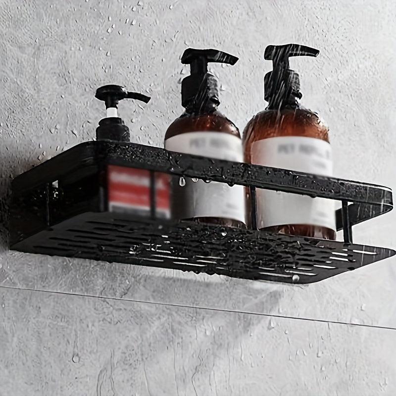 Shower Caddy Wall Mounted Adhesive Storage Rack Bathroom Kitchen