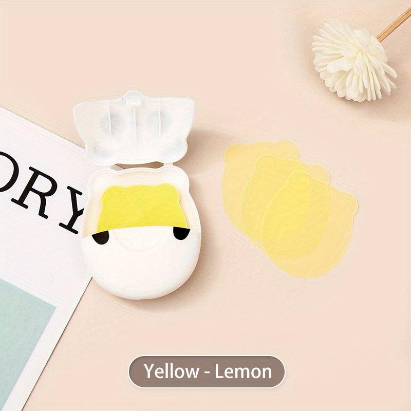 50pcs Panda Disposable Soap Dish Paper for Outdoor Bath