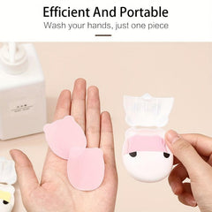 50pcs Panda Disposable Soap Dish Paper for Outdoor Bath