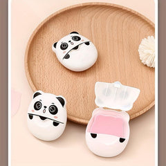 50pcs Panda Disposable Soap Dish Paper for Outdoor Bath