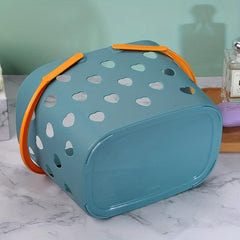 Portable Plastic Shower Caddy Basket Bath Storage Organizer Bin