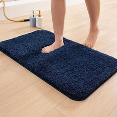 Soft Bath Rug Non Slip Floor Mat Extra Comfortable Absorbent Microfiber Pad