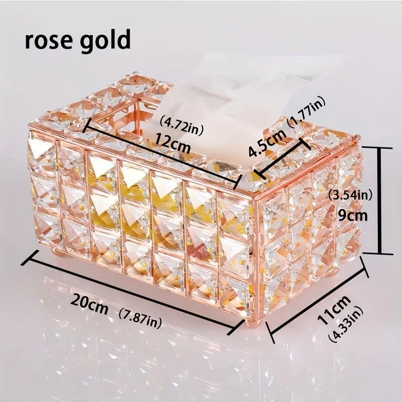 Tissue Box Cover Napkin Holder Desktop Storage Box for Household