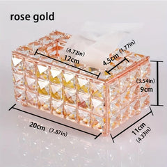 Tissue Box Cover Napkin Holder Desktop Storage Box for Household