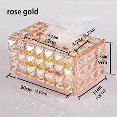 Tissue Box Cover Napkin Holder Desktop Storage Box for Household