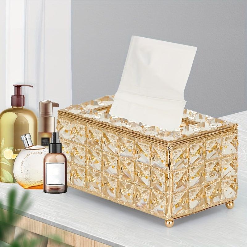 Tissue Box Cover Napkin Holder Desktop Storage Box for Household