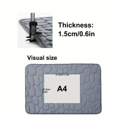 Memory Foam Bath Mat Non Slip Water Absorbent Bathroom Rugs