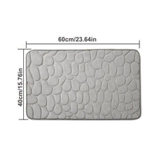 Memory Foam Bath Mat Non Slip Water Absorbent Bathroom Rugs
