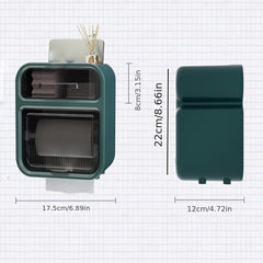 Waterproof Toilet Tissue Holder Double Layer Box