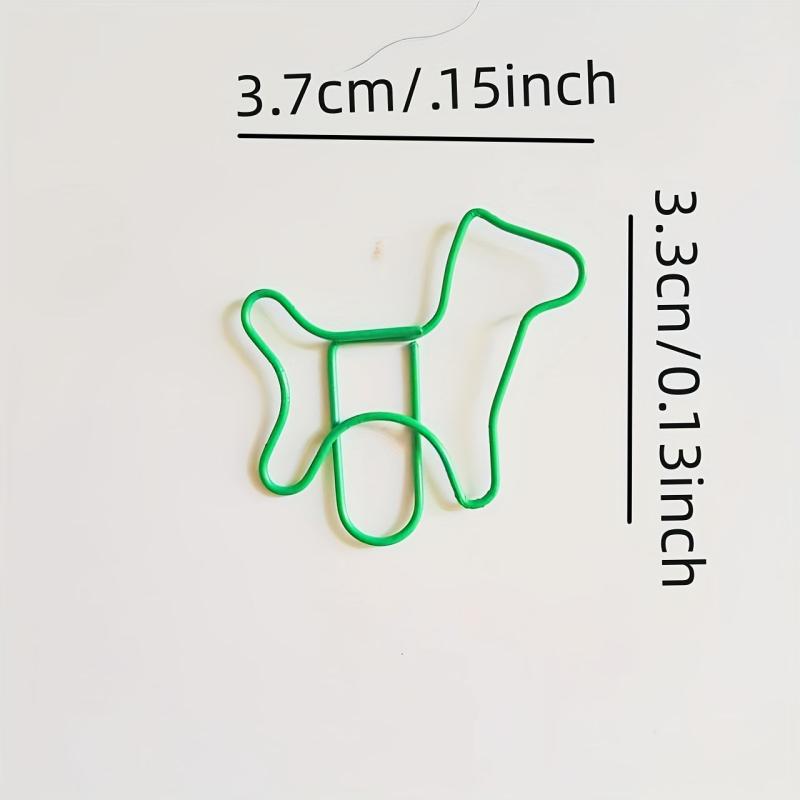 10pcs Dog Paper Clips Fun Adorable Bookmarks Office School Supplies