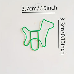 10pcs Dog Paper Clips Fun Adorable Bookmarks Office School Supplies