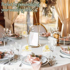 10pcs DIY Acrylic Seat Cards for Weddings Blank Table Plates