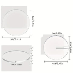 10pcs DIY Acrylic Seat Cards for Weddings Blank Table Plates