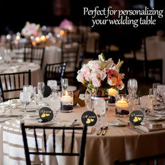 10pcs DIY Acrylic Seat Cards for Weddings Blank Table Plates