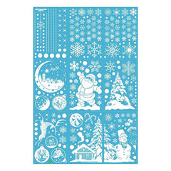 Christmas Window Clings Snowflake Stickers for Glass Windows