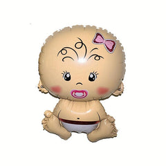 2pcs Welcome Baby Jumbo Mylar Foil Balloon for Baby Shower Gender Reveal Party