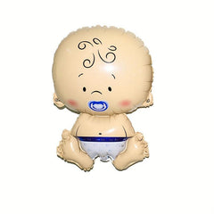 2pcs Welcome Baby Jumbo Mylar Foil Balloon for Baby Shower Gender Reveal Party