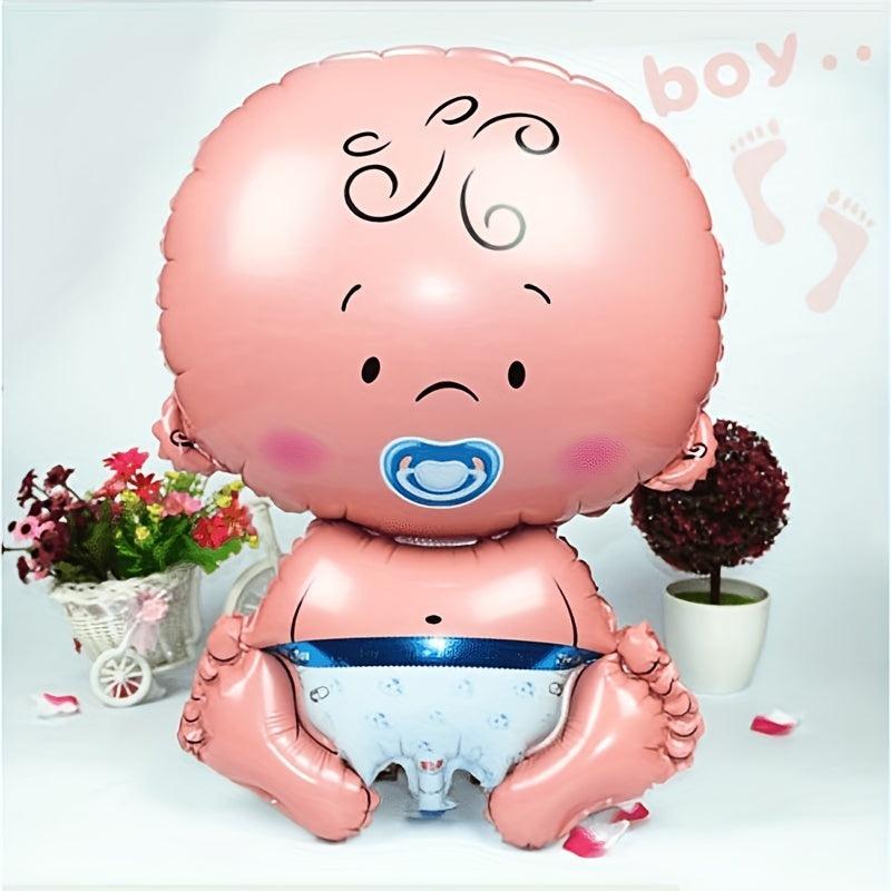 2pcs Welcome Baby Jumbo Mylar Foil Balloon for Baby Shower Gender Reveal Party