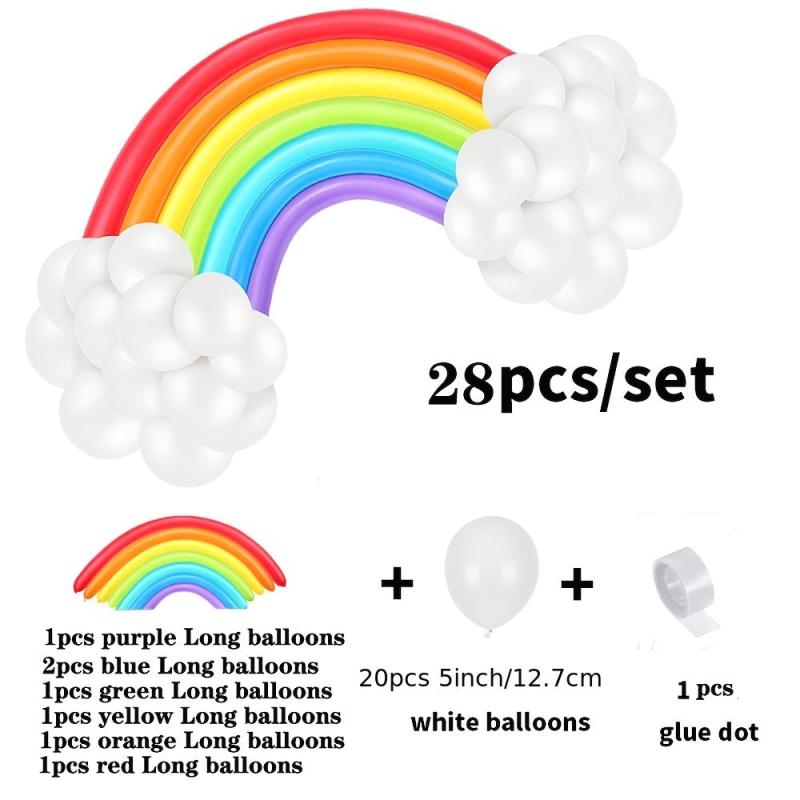 DIY Rainbow Balloons Garland Kit for Party Decorations