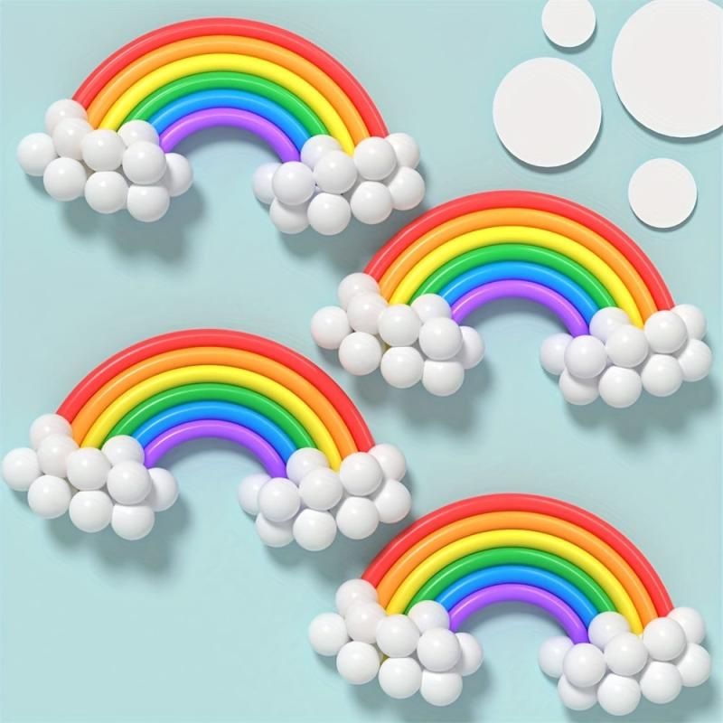 DIY Rainbow Balloons Garland Kit for Party Decorations